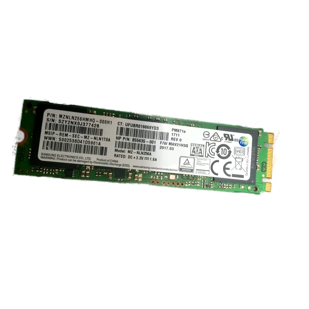 Samsung PM871a 256GB M.2 2280 SATA SSD Price in Lahore Pakistan