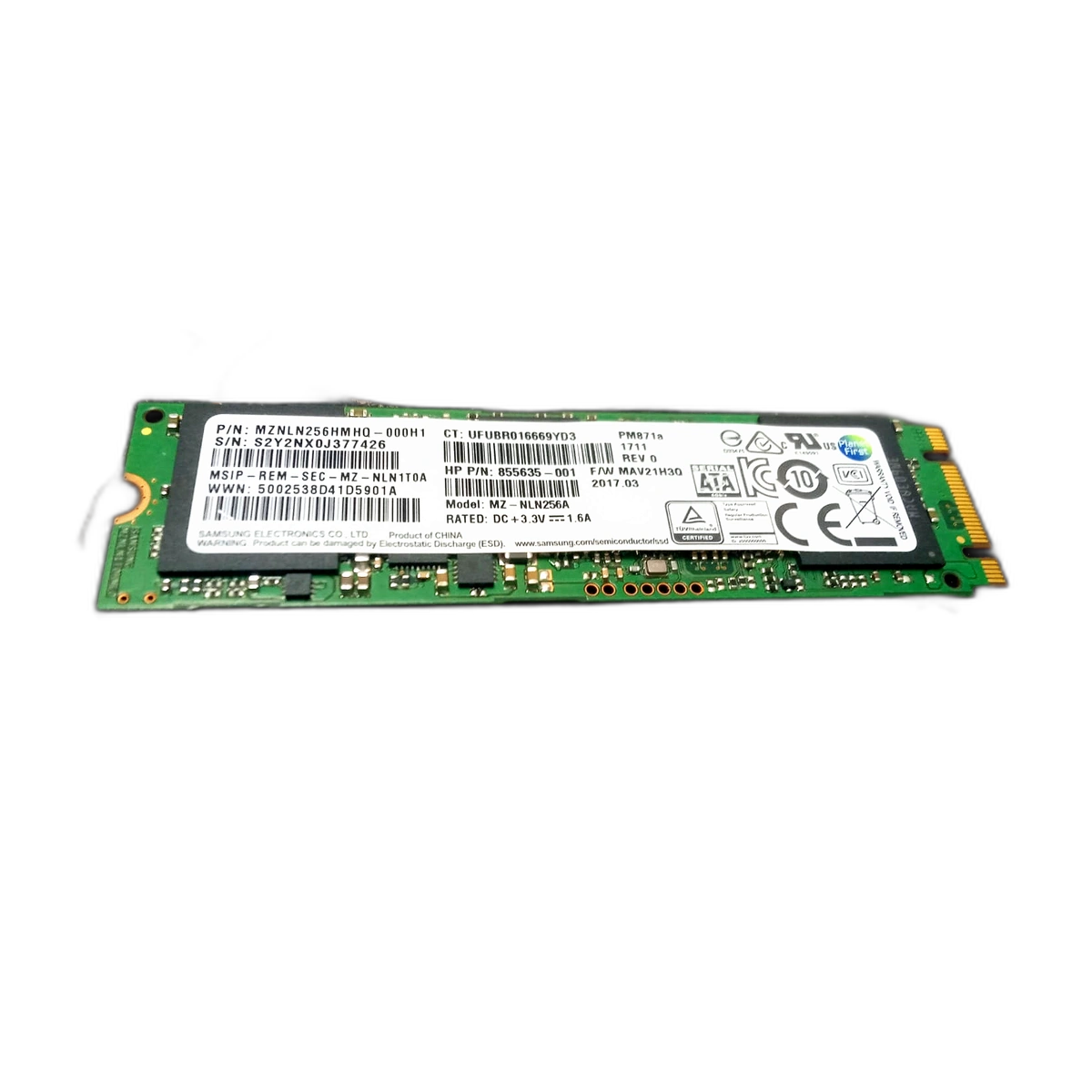 Samsung PM871a 256GB M.2 2280 SATA SSD Price in Lahore Pakistan